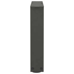 Pieds de table basse en forme de V, 2 pièces, anthracite, 30 x (30-31,3) cm, acier 
