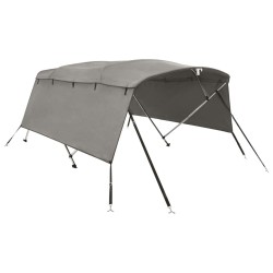 Toit bimini à 4 arceaux parois latérales 243x(185-198)x137 cm 
