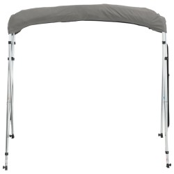 Toit bimini à 4 arceaux parois latérales 243x(185-198)x137 cm 