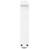 Pieds de table basse en forme de V, 2 pièces, blanc, 30 x (30-31,3) cm, acier 