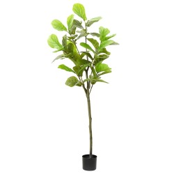 Ficus artificiel 48 feuilles 165 cm vert 