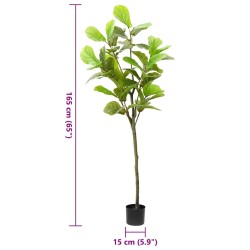 Ficus artificiel 48 feuilles 165 cm vert 
