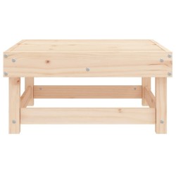 Repose-pied de jardin bois de pin massif 