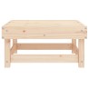Repose-pied de jardin bois de pin massif 