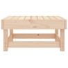 Repose-pied de jardin bois de pin massif 
