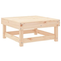 Repose-pied de jardin bois de pin massif 
