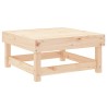 Repose-pied de jardin bois de pin massif 