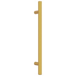 Poignées d'armoire 20 pcs doré 160 mm acier inoxydable 
