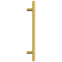 Poignées d'armoire 20 pcs doré 160 mm acier inoxydable 