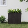 Jardinière et intérieur amovible marron 12 /44 L rotin PP 
