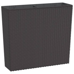 Jardinière et intérieur amovible marron 12 /44 L rotin PP 
