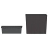 Jardinière et intérieur amovible marron 12 /44 L rotin PP 