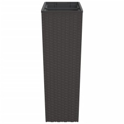 Jardinière et intérieur amovible marron 12 /44 L rotin PP 