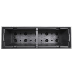 Jardinière et intérieur amovible marron 12 /44 L rotin PP 