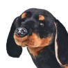 Jouet en peluche Chien de race Dachshund Noir XXL 