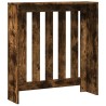 Cache-radiateur chêne fumé 78x20x82 cm bois d'ingénierie 