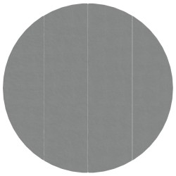 Bâche de piscine gris clair Ø500 cm géotextile polyester 