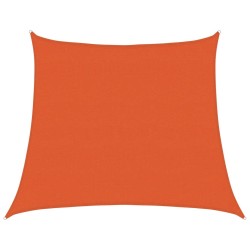Voile d'ombrage 160 g/m² trapèze orange 4/5x4 m PEHD 