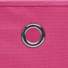 Boîtes de rangement 10 pcs Rose 32x32x32 cm Tissu 