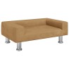 Canapé pour enfants marron 70x45x26,5 cm velours 