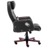 Chaise de bureau Noir Similicuir 