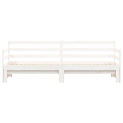 Lit de jour et lit gigogne sans matelas 90x190 cm bois massif 