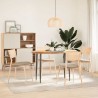 Dessus de table 120x60x4 cm bois de chêne massif ovale 