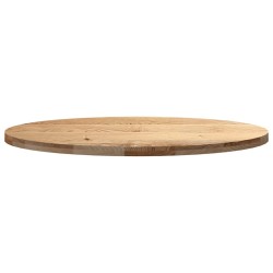 Dessus de table 120x60x4 cm bois de chêne massif ovale 