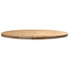 Dessus de table 120x60x4 cm bois de chêne massif ovale 