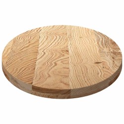 Dessus de table 120x60x4 cm bois de chêne massif ovale 
