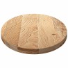 Dessus de table 120x60x4 cm bois de chêne massif ovale 