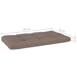 Canapé d'angle palette de jardin Bois de pin imprégné de blanc 
