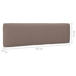 Canapé d'angle palette de jardin Bois de pin imprégné de blanc 