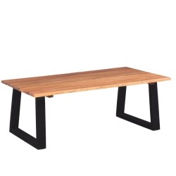 Table basse Bois d'acacia massif 110x60x40 cm 