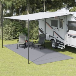 Tapis de tente gris clair 5x2,5 m 