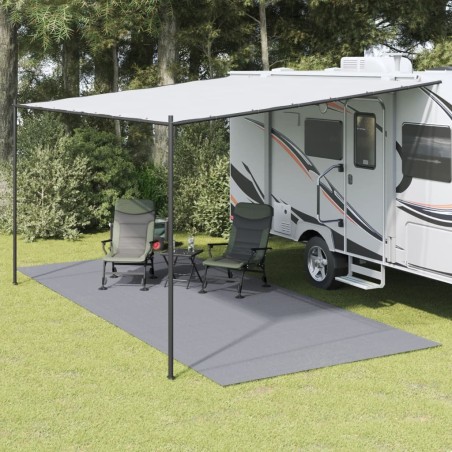Tapis de tente gris clair 5x2,5 m 