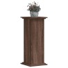 Support pour plantes chêne marron 33x33x80 cm bois d'ingénierie 