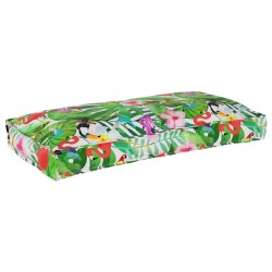 Coussin de palette pour siège/dossier Jungle tropicale 120x60x12 cm Tissu Oxford 