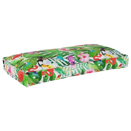 Coussin de palette pour siège/dossier Jungle tropicale 120x60x12 cm Tissu Oxford 