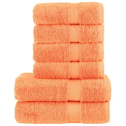 Ensemble de serviettes de qualité supérieure SOLUND 6pcs orange 