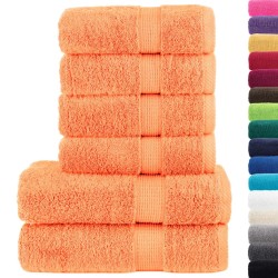 Ensemble de serviettes de qualité supérieure SOLUND 6pcs orange 