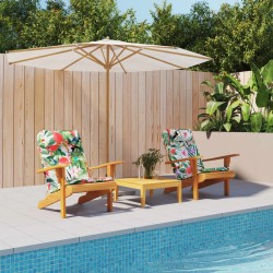 Coussins de chaise adirondack lot de 2 multicolore tissu oxford 