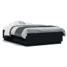 Cadre de lit sans matelas noir 140x190 cm 
