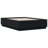 Cadre de lit sans matelas noir 140x190 cm 