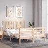 Cadre de lit sans matelas 140x200 cm bois massif 