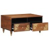 Table Basse 80x54x40 cm en Bois de Manguier 