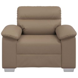 Fauteuil cappuccino 60 cm similicuir 