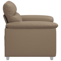 Fauteuil cappuccino 60 cm similicuir 