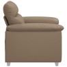Fauteuil cappuccino 60 cm similicuir 