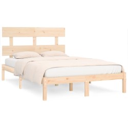 Cadre de lit sans matelas 180x200 cm bois massif 